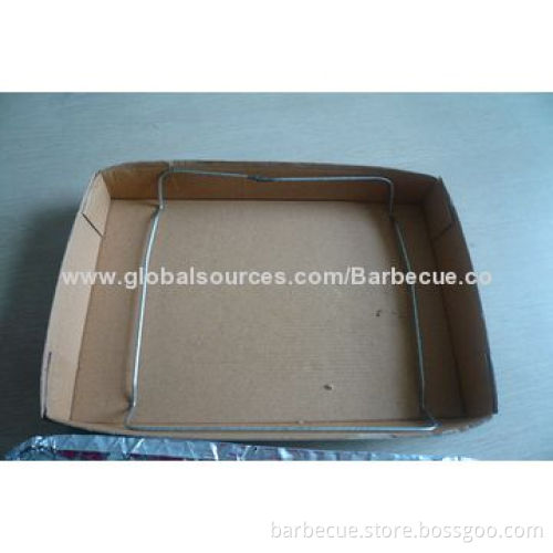 Disposable BBQ grill with charcoal, easy to install and practical charcoal cooking